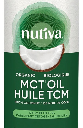 1.18 Lt Aceite Mct Nutiva Orgánico Certificado Envase Grande