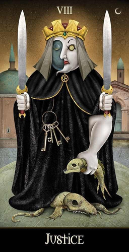 Imagen 2 de 2 de Deviant Moon Tarot, Sin Bordes, Este Tarot Está En Inglés.