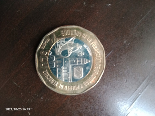Moneda Conmemorativa De La Fundación De Veracruz 