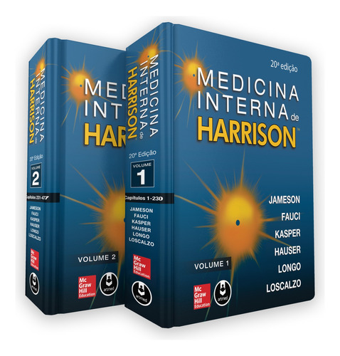 Medicina Interna de Harrison - 2 Volumes, de Jameson, J. Larry. Editora AMGH EDITORA LTDA.,McGraw-Hill, capa dura em português, 2019