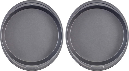 Good Cook 2pk Molde Redondo Para Pastel 9  Gris Oscuro