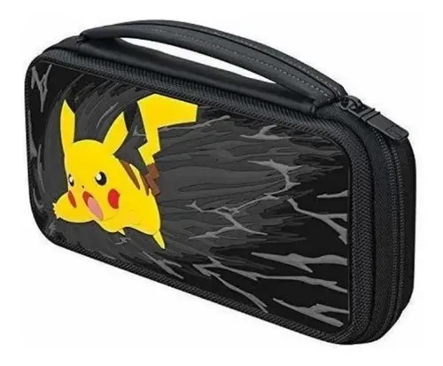 Estuche De Viaje Pdp Pikachu Escala De Grises Nintendo Swith
