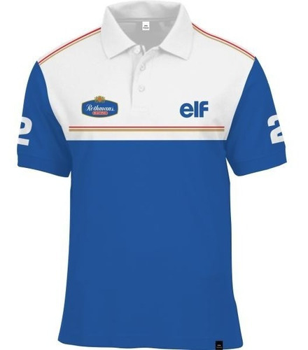 Camisa Polo Fórmula Retrô Williams Rothmans Ano 1994