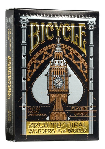 Baraja de cartas Bicycle Architectural Wonders World Premium