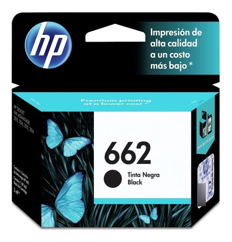 Cartucho Original Hp 662 Cz 103 Al Negro 1515 2516 3545