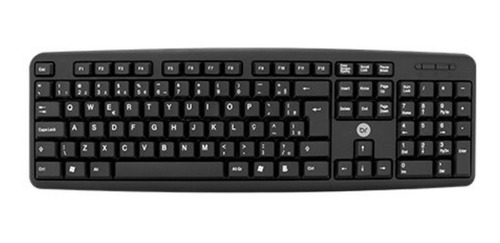 Teclado Bright 0014 QWERTY português Brasil cor preto