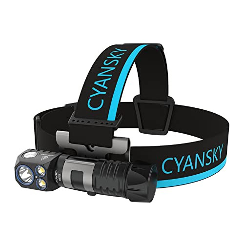 Cyansky Hs7r Linterna Frontal De 2800 Lúmenes, Con Modos De 