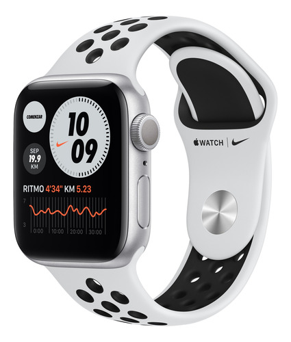 Apple Watch Nike (GPS) Series 6 40mm caja 40mm de  aluminio correa  gris/negra A2291