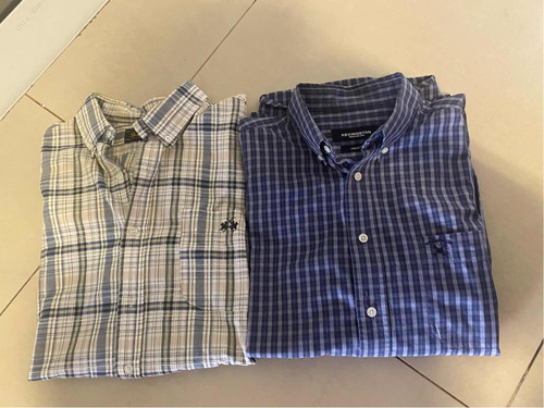 Par Camisas Hombre La Martina L Y Kevingston 40, Impecables