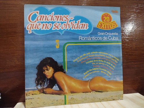 Orquesta Románticos De Cuba 20 Éxitos 3 Vinilo Lp Vinyl