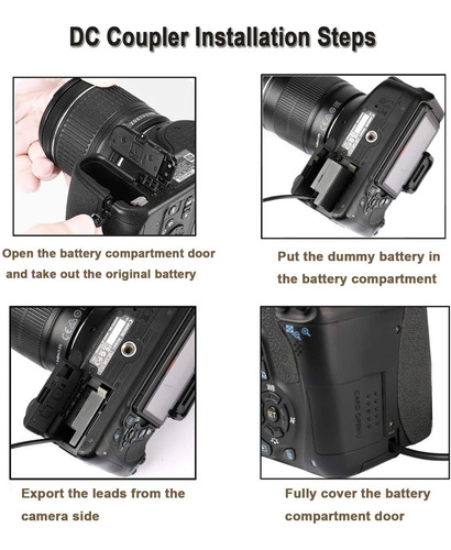 Dummy Battery Dr-e10usb Canon Lpe10 Alimenta Continua Gonine