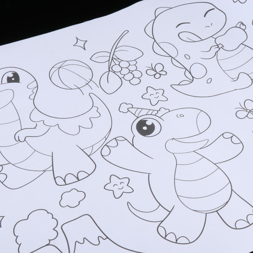 Rollo De Papel De Dibujo For Niños Dinosaurio Temático