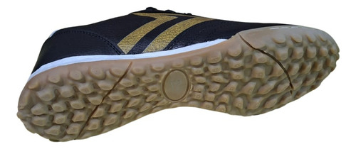 Botin Turf Cuero Vacuno Eva/caucho Papi Futbol Tigan