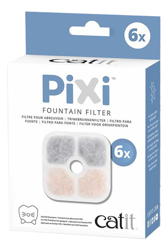 Catit Pixi Filtro Triple Acción 6 Un  - Envíos A Todo Chile