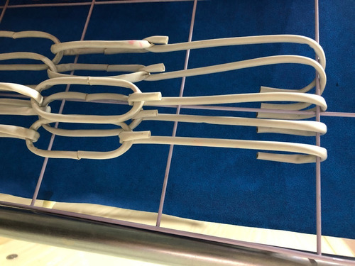 Imagen 3 de 4 de 5 Cadena Metálica Forrada De Plástico Gancho Blister