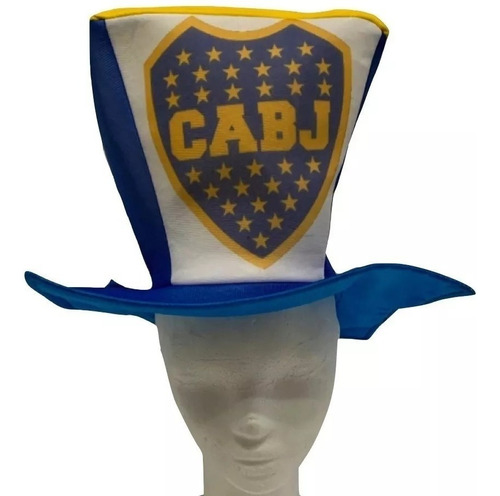 Galera Cuadrada River Boca X1 Azul Y Oro Rojo Y Blanco Gorro