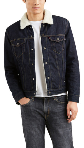 Casaca Hombre Sherpa Azul Oscuro Levis 16365-0075