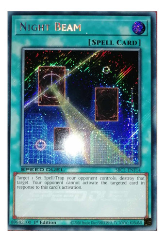 Night Beam Sd Secret Yu-gi-oh! Original Konami