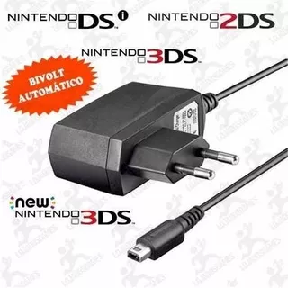 Fonte Carregador Bivolt Nintendo Dsi Dsi Xl 3ds 3ds Xl New 3