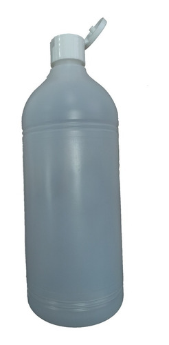 Botella 1lt  1000ml Polietileno Con Tapa Flip Top Pack X 100