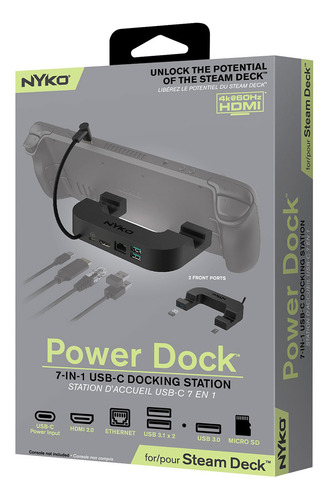 Nyko Power Dock 7 In 1 Usb C Docking Station Steam Deck