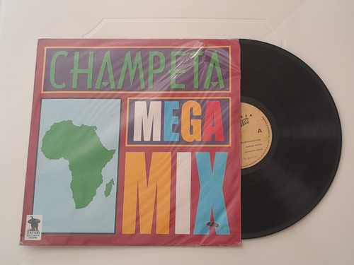 Champeta Mega Mix Lp Vinilo Zafiro Récord 1991 Colombia