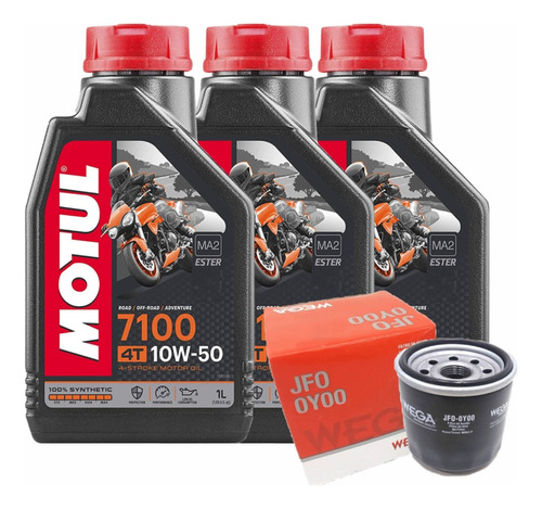 Kit Service Filtro Aceite Voge 500 Ds Dsx R + Motul 7100