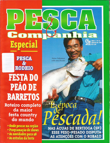 Revista Pesca & Companhia 52 Agosto 1998 (Usado)