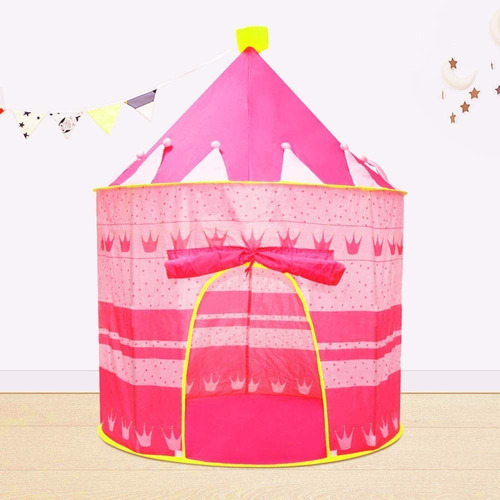 Carpa Castillo Medieval De Cuentos Infantil Para Niñas Rosa