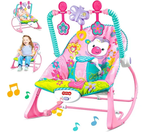 Bouncer Silla Mecedora Bebe Con Juguetes Portatil – Little Monkey