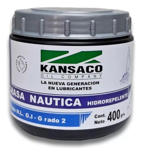 Grasa Nautica Hidrorepelente Kansaco X 400 Gramos