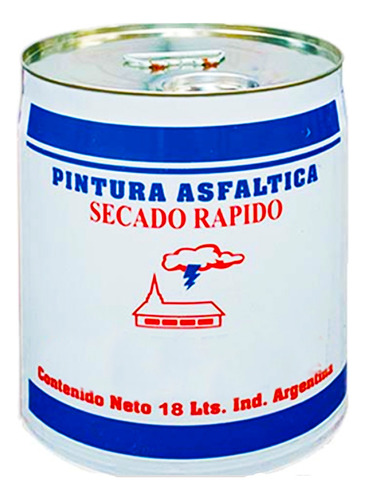 Pintura Asfáltica Cafivel X 10lt Secado Rapido Imprimacion