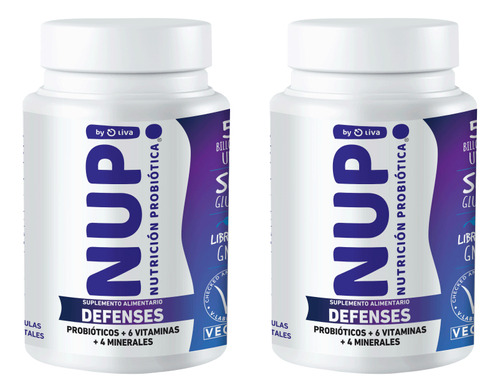 Probióticos , Vitaminas Y Minerales Nup! Defenses 2 Unid Sabor N/A