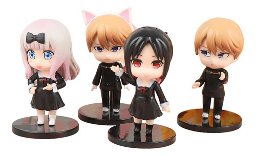 Set X4 Figuras Kaguya Sama Love Is War Personajes Gashapones