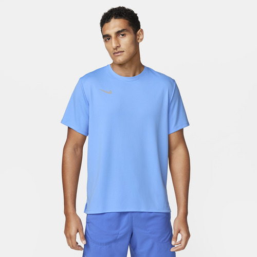 Polera Nike Miler Hombre Azul