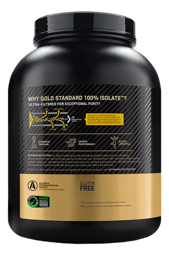 100% Whey Protein Isolate Gf - 5 Lb