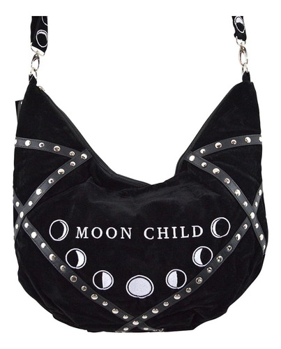 Restyle Gypsy Gothic Witch Moon Child Bolso Hobo Grande Y Ho