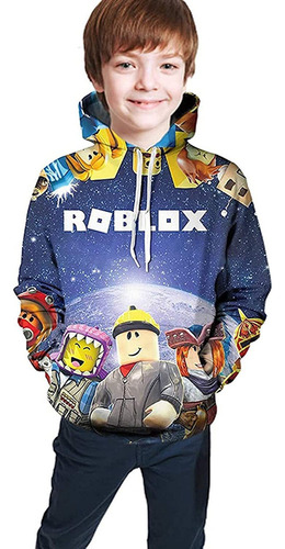 M Niños Roblox Sudadera Con Capucha Impresión 3d Dibujos