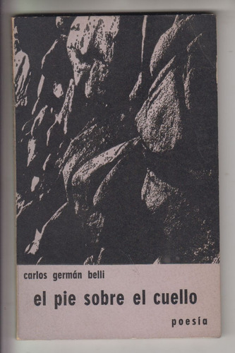 1967 Tapa Fotografia X Testoni Poesia De Carlos German Belli