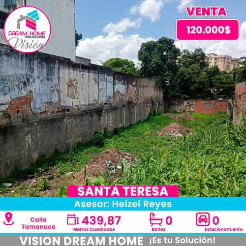 Venta De Terreno Ubicado En Calle Tamanaco, Santa Teresa Del Tuy, Estado Miranda 