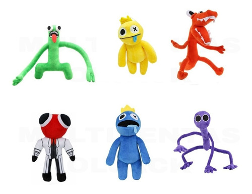 Peluches Rainbown Friends-amigos Arcoíris Importados 25cm