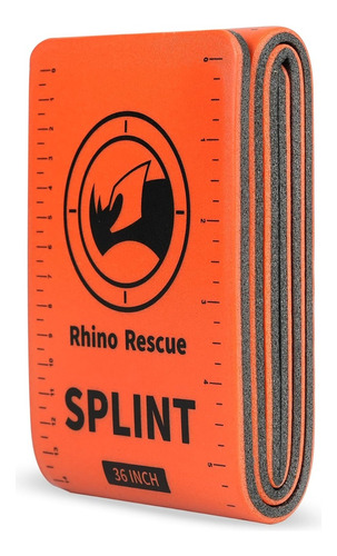 Rhino Rescue First Aid Férula De 36 X 4.3 Pulgadas, Naranja-
