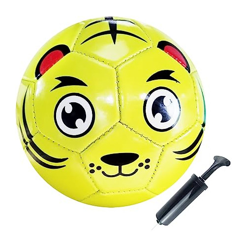 Abaji Soccer Ball Yellow Size 2 Pu Surface Tight Weaved Vivi