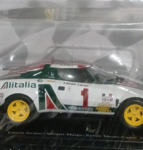 Revista + Autos De Rally 1:24 N 6 Lancia Stratos Montecarlo