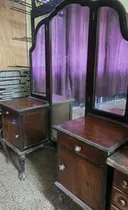 Comprar Antiguo Toilette Chippendale Espejo Triptico A Reciclar