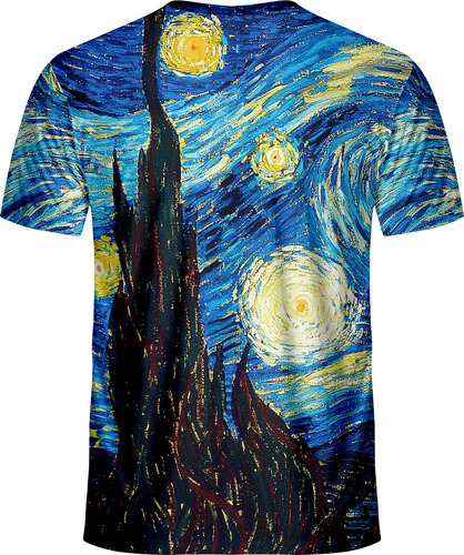 Remera Van Gogh Noche Estrellada Cuadro - Remeras 5145