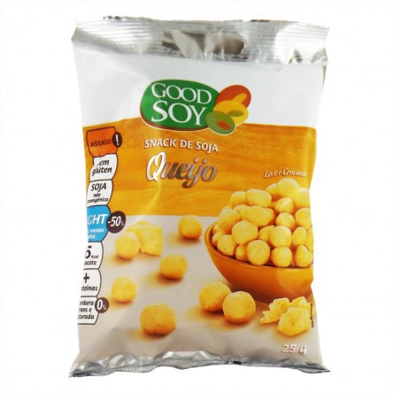 Kit 8 Snack De Soja Queijo Good Soy 25g