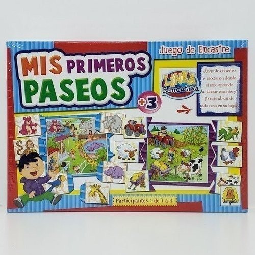 Juego De Mesa Educativo Didáctico Mis Primeros Paseos Implas