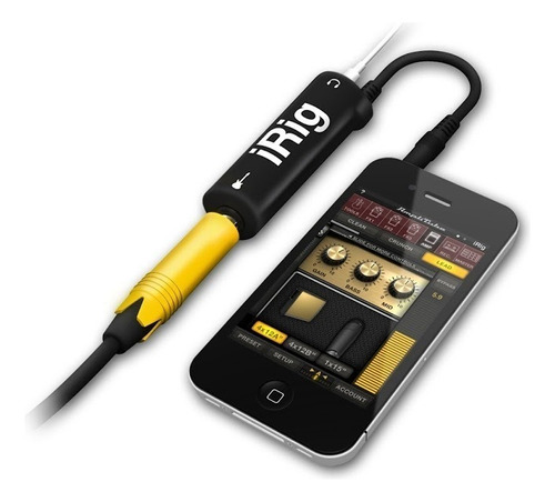 Irig Interfaz De Audio Compatible Con Ip Y Android Portátil Color Negro