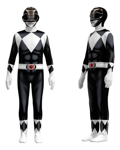 Niño Adult Mighty Morphin Power Rangers Mono Disfraz Cosplay